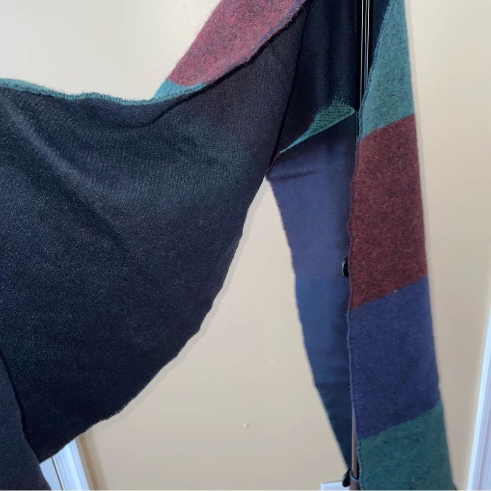 Men’s Il Moro Firenze Navy & Green Wool Scarf